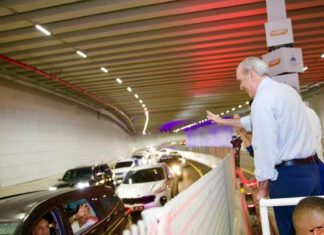 Abinader inaugura túnel de Plaza de la Bandera y transforma la salida al Sur