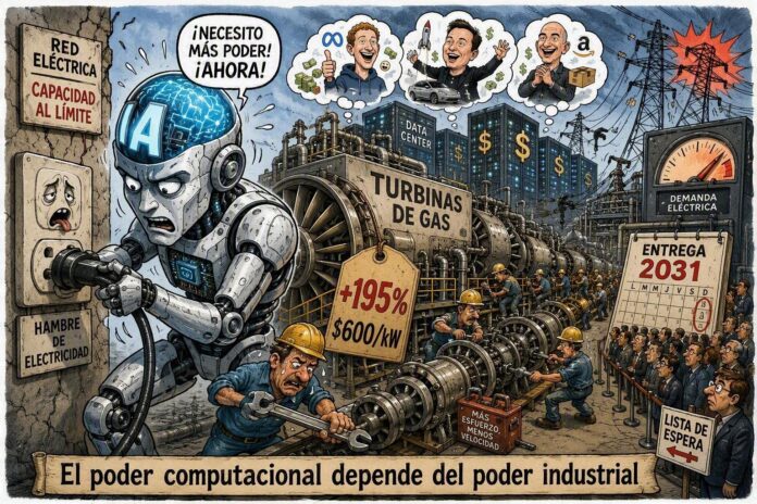 El poder computacional depende del poder industrial