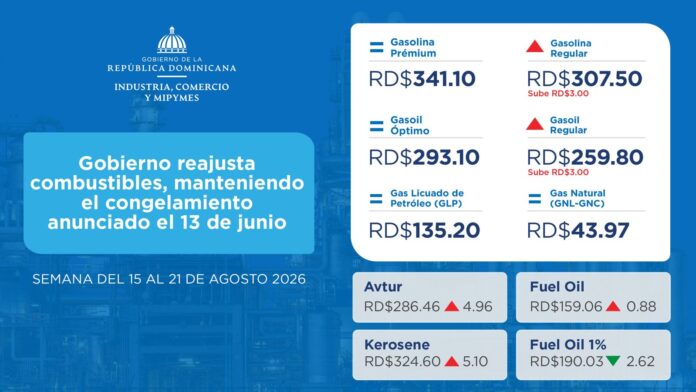 Gobierno reajusta combustibles manteniendo el congelamiento anunciado el 13 de junio