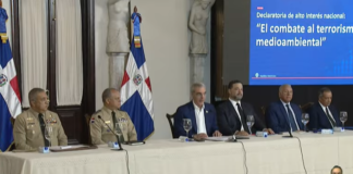 El presidente Luis Abinader declara de alto interés nacional «El combate al terrorismo medioambiental»