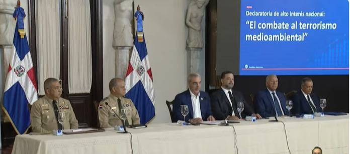 Abinader ordena el combate al terrorismo mediambiental