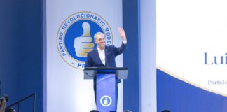 PRM juramenta en ambiente de unidad a sus nuevas autoridades encabezadas el presidente Luis Abinader