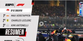 Franco Colapinto abandona el GP de Singapur por una falla en la transmisión; Verstappen domina en Marina Bay