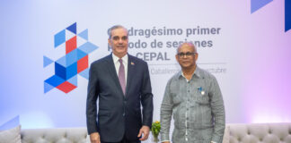 Presidente Luis Abinader aborda con secretario general de la OEA plan de acción para Haití y situación de la democracia en la región